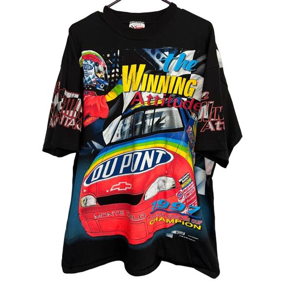 DEADSTOCK Vintage Chase 1997 Jeff Gordon Winston Cup ALL OVER PRINT AOP Size XL